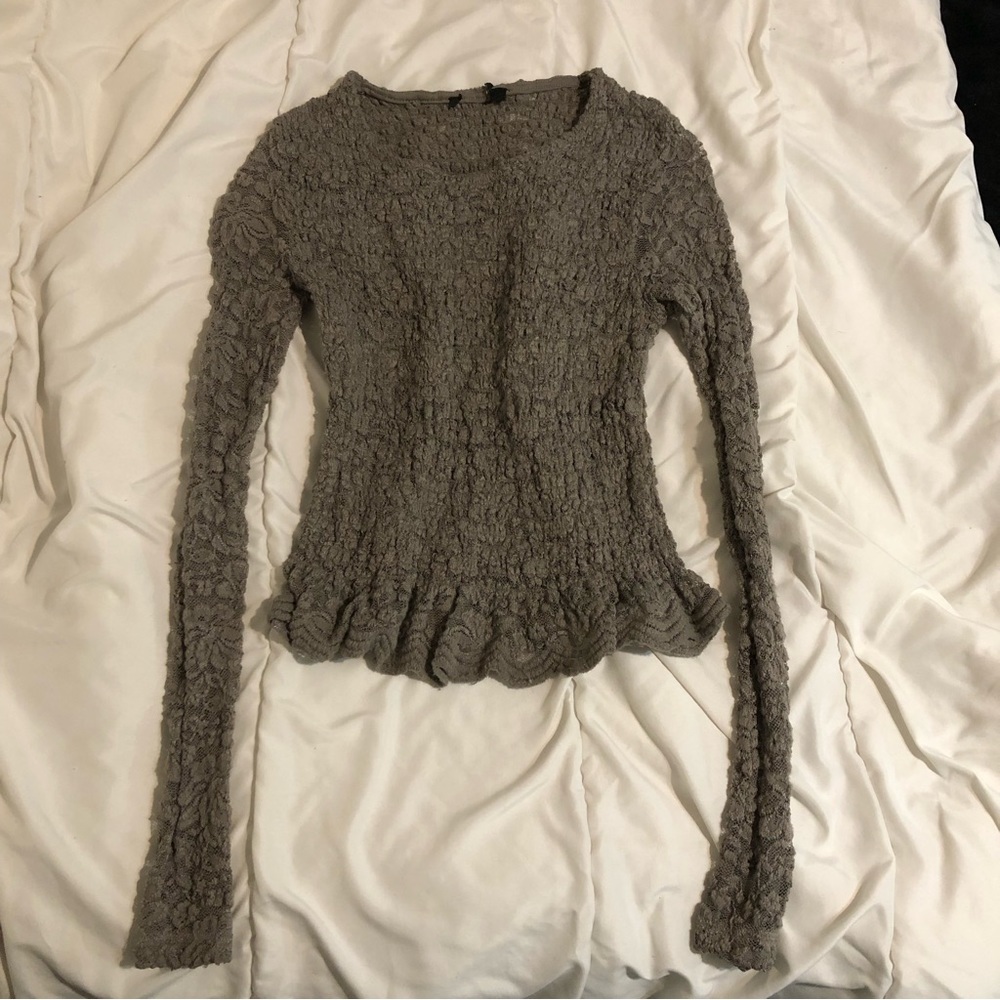 Forever 21 lace fitted long sleeve